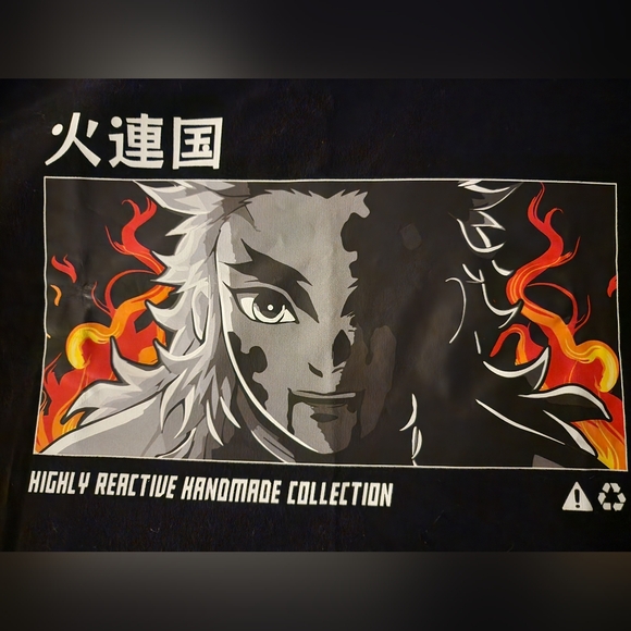 SLANNG Demon Slayer Anime Rengoku Tshirt Sz. Medium - Picture 2 of 6
